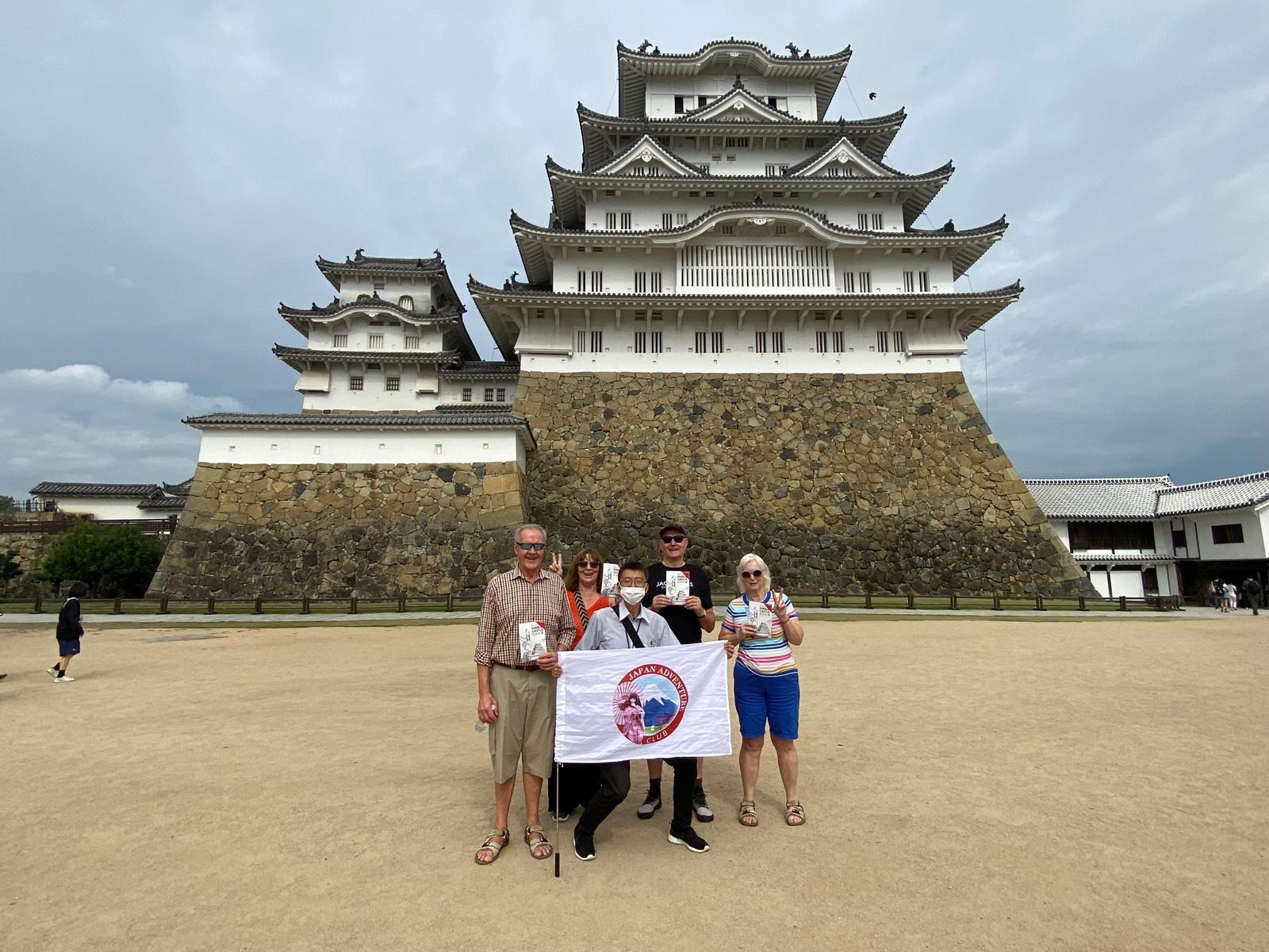 Guests visiting Himeji Castle
